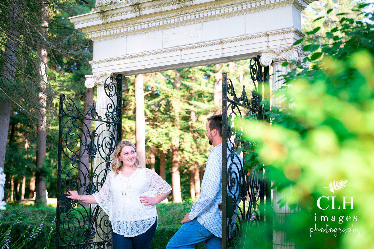 CLH images Photography - Engagement Photographer - Engagement Photos - Saratoga NY Photography - Yaddo Gardens - Erica and Jeff (5)